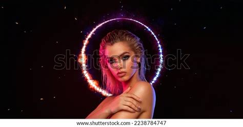 Hot Girl Pj Neon Lights Sexy Stock Photo 2238784747 | Shutterstock