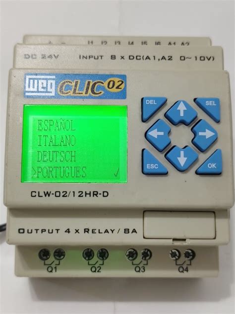 Clp Clic Clw Hr D Rd Vcc Controlador Logico Weg