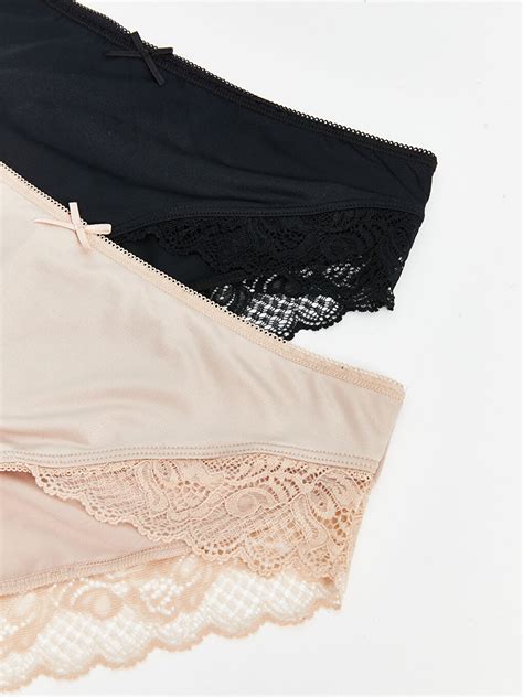 LCW DREAM Bikini gaćice sa čipkastim detaljima pakovanja S Z D P LC Waikiki