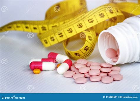 Diet Concept Slim By Pills Dangerous For Health Stock Image Image