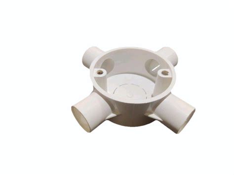 Round 4 Way White PVC Junction Box Size 35mm At Rs 25 Piece In