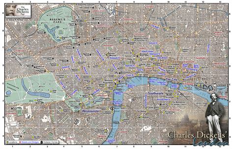 LONDON CITY MAP 1890, Fine Art Print, London Street Map, Map of London, London Tourist Map ...