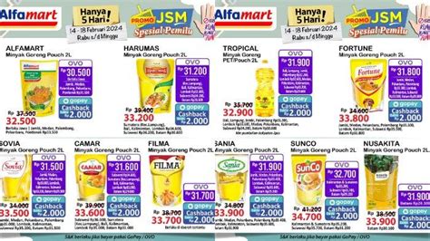 Katalog Promo JSM Alfamart 16 18 Februari 2024 Diskon Minyak Goreng