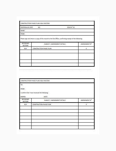 Free 16 Construction Phase Plan Samples In Pdf Ms Word