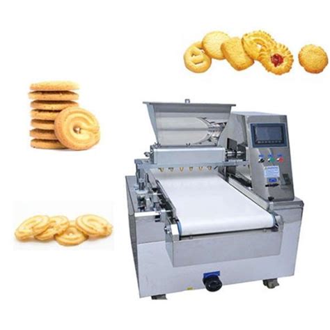 PLC Control Cereal Production Line Mini Biscuit Making Machine