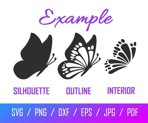 Mariposa Svg Archivos Svg De Paquete De Mariposas Mariposa Svg En