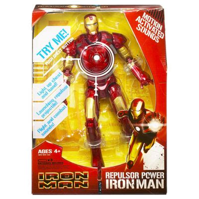 Repulsor Power Iron Man Movie Action Figure The Toyark News