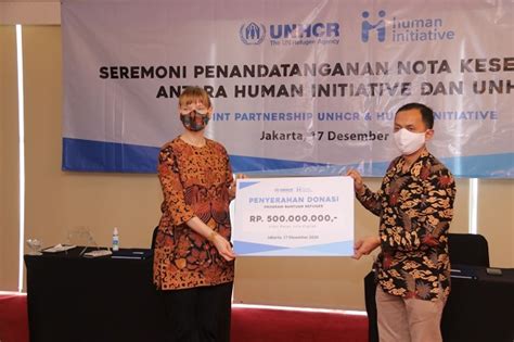 Tangani Pencari Suaka Human Initiative Dan Unhcr Jalin Kerja Sama