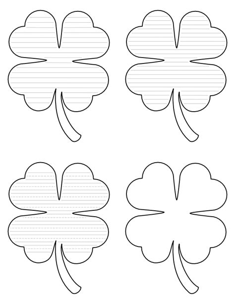 Printable Leaf Clover