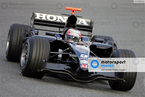 Christian Klien AUT Honda RA107 Formula One Testing Barcelona