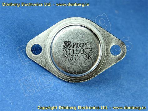 Semiconductor Mj15003 Mj 15003 Transistor Silicon Npn 140v 20a