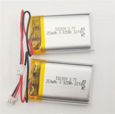 V Mah Rechargeable Li Polymer Battery Kc Approved