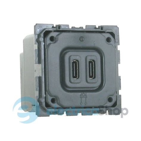 67466 legrand Celiane розетка з двома USB Type C+Type C купити ціна ...