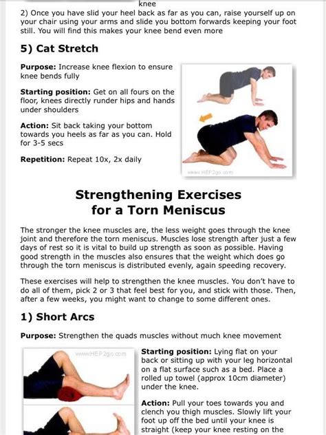 41 best images about Torn Meniscus on Pinterest | Knee pain, Knee exercises and West palm beach