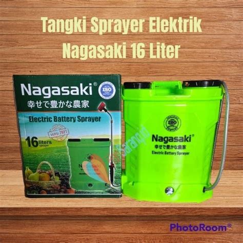 Jual Tangki Cas Elektrik Sprayer Nagasaki Liter Original Shopee