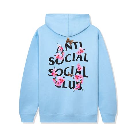 Anti Social Social Club Anti Social Social Club Kkoch Hoodie Blue Ds