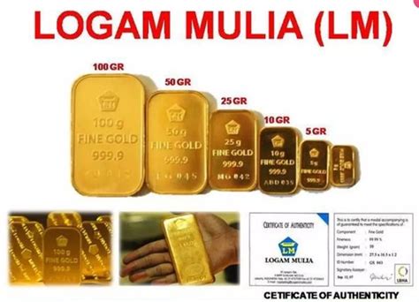 Jual Hot Promo Emas Murni K Logam Mulia Emas Batangan Murni