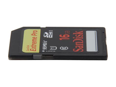 SanDisk Extreme Pro 16GB Secure Digital High Capacity SDHC Flash Card