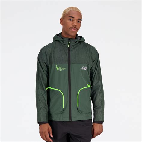 New Balance Nyc Marathon Pmv Shutter Speed Jacket In Green For Men Lyst