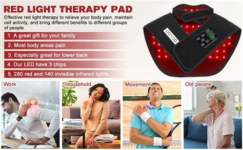 Amazon HAIYUE Newest Cordless Red Light Therapy For Shoulder