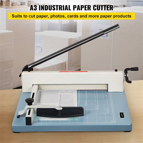 Vevor Cortador De Papel Industrial A3 Cortador De Papel Resistente De