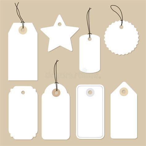 Set Of Blank Vintage Frames Tags And Labels S Stock Vector