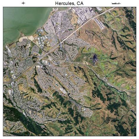 Aerial Photography Map of Hercules, CA California