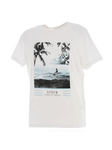 T Shirt Tabris Surf Blanc Homme Oxbow Wimod