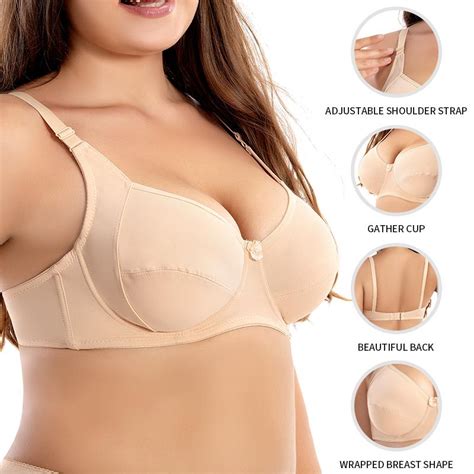 Buy Queenral Thin Cup Bras For Women Adjusted Straps Underwire Bra Sexy