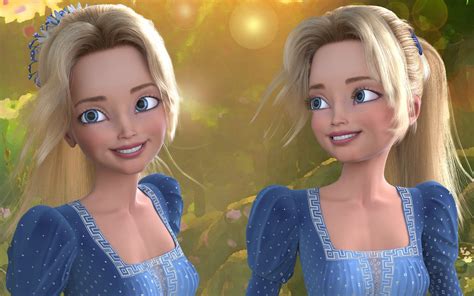 Cartoon Princess Blonde Sitting Blue D Model TurboSquid