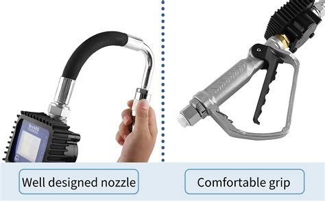 Amazon Digital Oil Control Valve Meter Nozzle L Min Lcd