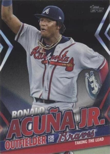 2020 Topps Update Series Target Ronald Acuna Jr Highlights Black