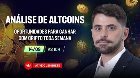 Análise de Bitcoins e Altcoins AO VIVO YouTube