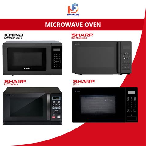 Sharp Khind Microwave Oven Digital 20L 23L R207EK R2021GK MW2001D