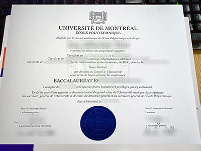 What's the difference between Polytechnique Montréal diplomas?