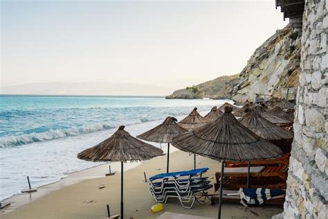 Albania Riviera Praia Na Costa Do Mar J Nico Na Alb Nia Ksamil Perto Da