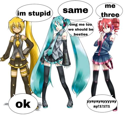 Kaito Hatsune Miku Vocaloid Funny Vocaloid Characters British