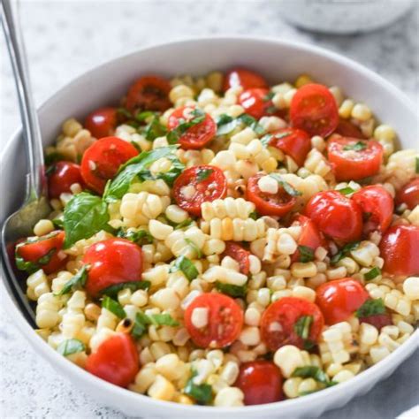 Fresh Corn And Tomato Salad Flavor The Moments