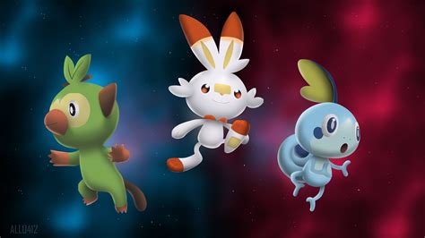 Sobble Pok Mon P Scorbunny Pok Mon Pok Mon Sword And Shield