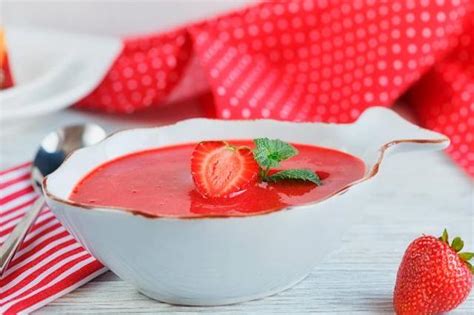 Receta De Gazpacho Dulce De Fresas Y Tomate