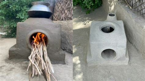 Mitti Ka Chulha Desi Style Primitive Technology Oven And Chulha By