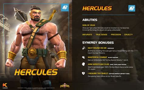 Marvel Contest Of Champions Latest Update Sees Hercules Added To The Roster Pocket Gamer