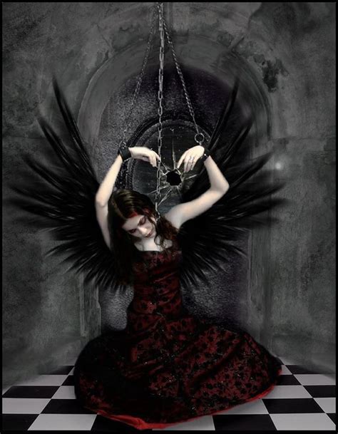 Pin On The Dark Side Gothic Fantasy Art Gothic Angel Dark Gothic Art