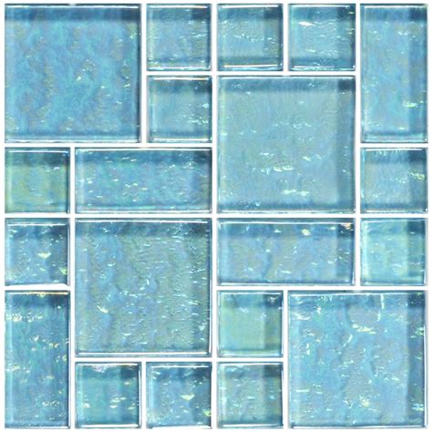 Mix Glass Light Blue Mosaic Tile | TAI-DECOR®