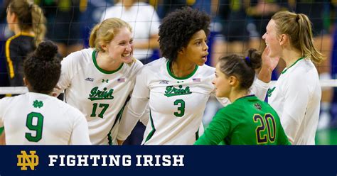 Irish Sweep Valpo Improve To 3 1 Notre Dame Fighting Irish