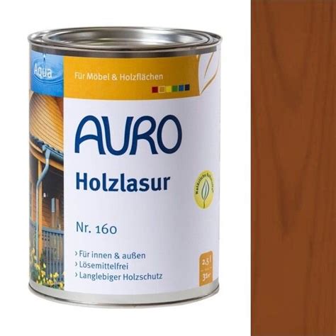 Auro Holzlasur Aqua Nussbaum L Dose