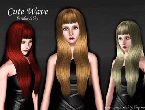 Newsea`s Melt Away Hairstyle Retextured The Sims 3 Catalog