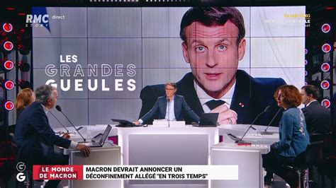 Le monde de Macron Macron devrait annoncer un déconfinement allégé