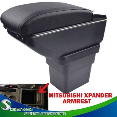 Armrest For Mitsubishi Xpander Arm Rest All Black With Usb Slot Cup