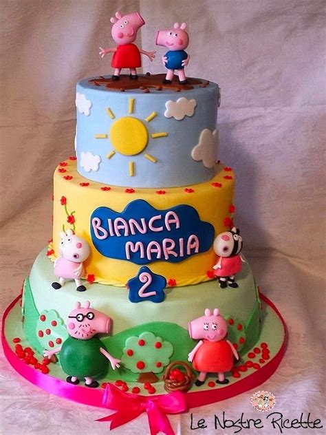 Le Nostre Ricette Torta Peppa Pig Torte Per Compleanno Di Un Anno